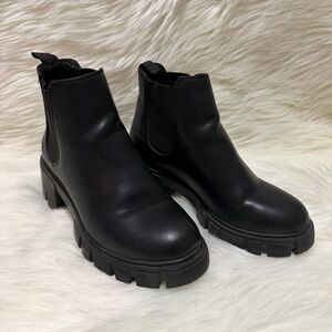 Steve Madden Black Ankle Boots
